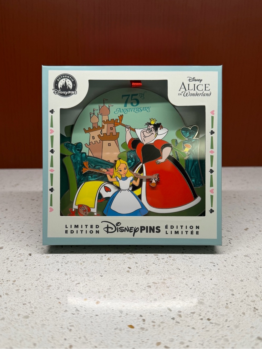 NEW 2026 DISNEY ALICE IN WONDERLAND 75th ANNIVERSARY LIMITED EDITION (2000) PIN